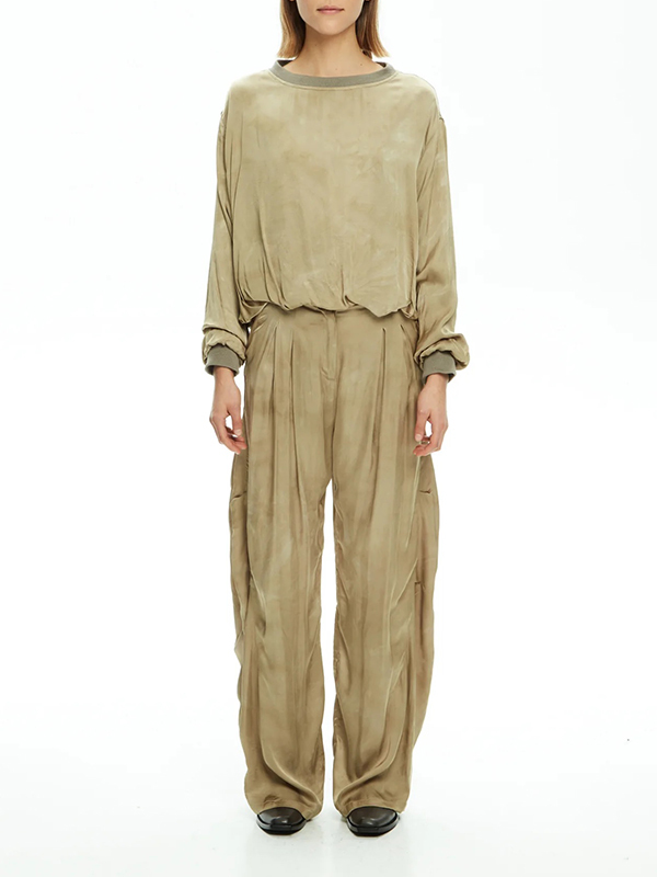 MALLONI MLO 大理石紋圓領上衣