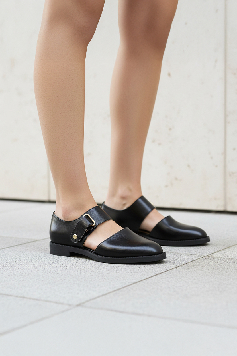 Nu Dorsay Cowman 中性造型皮鞋