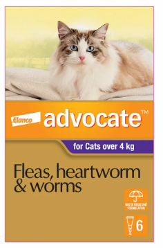 拜耳心疥爽Advocate for Cats 4 - 8 kg (3 支/盒）