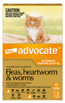 心疥爽  Advocate for Cats 0-4kg (3支/盒）