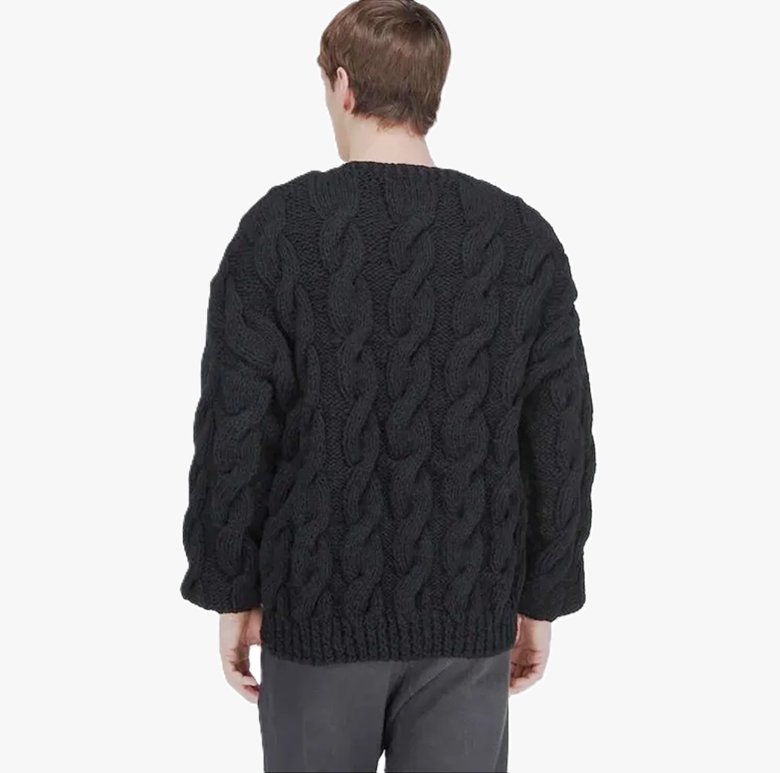 🔥ON SALE 55% OFF : VISVIM AMPLUS FISHERMAN HAND-KNIT - BLACK IN STOCK NOW (現貨發售中)
