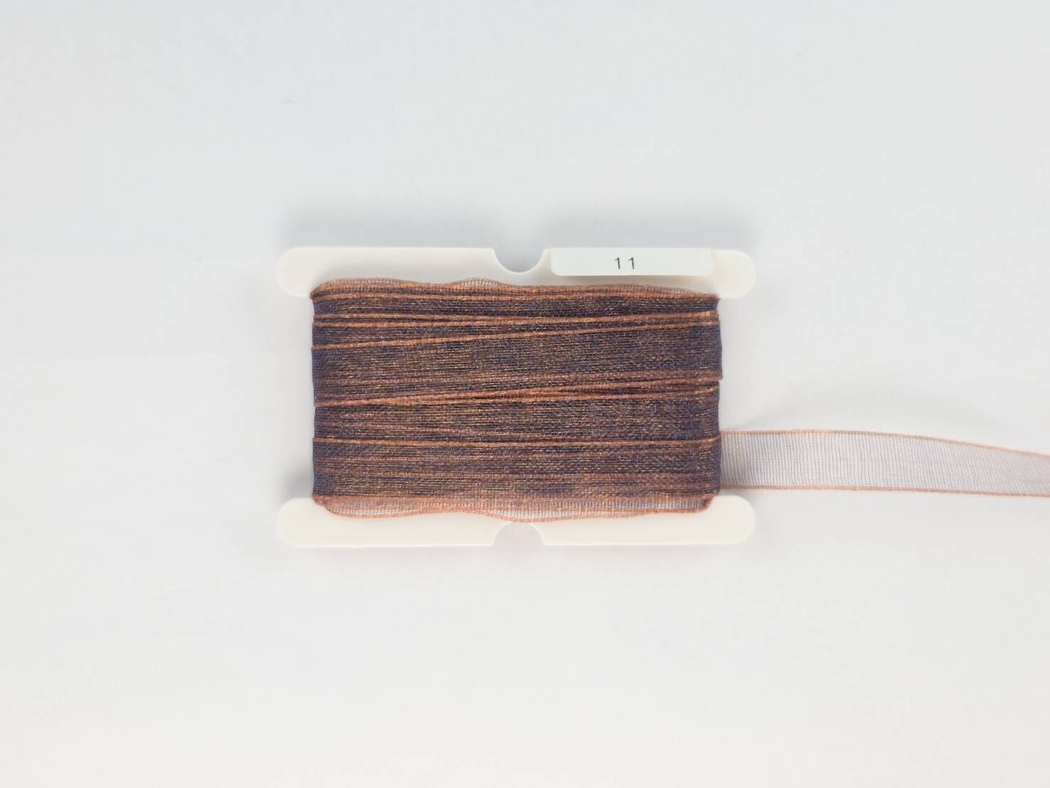 極薄雙色波光網紗 細版7mm_26色