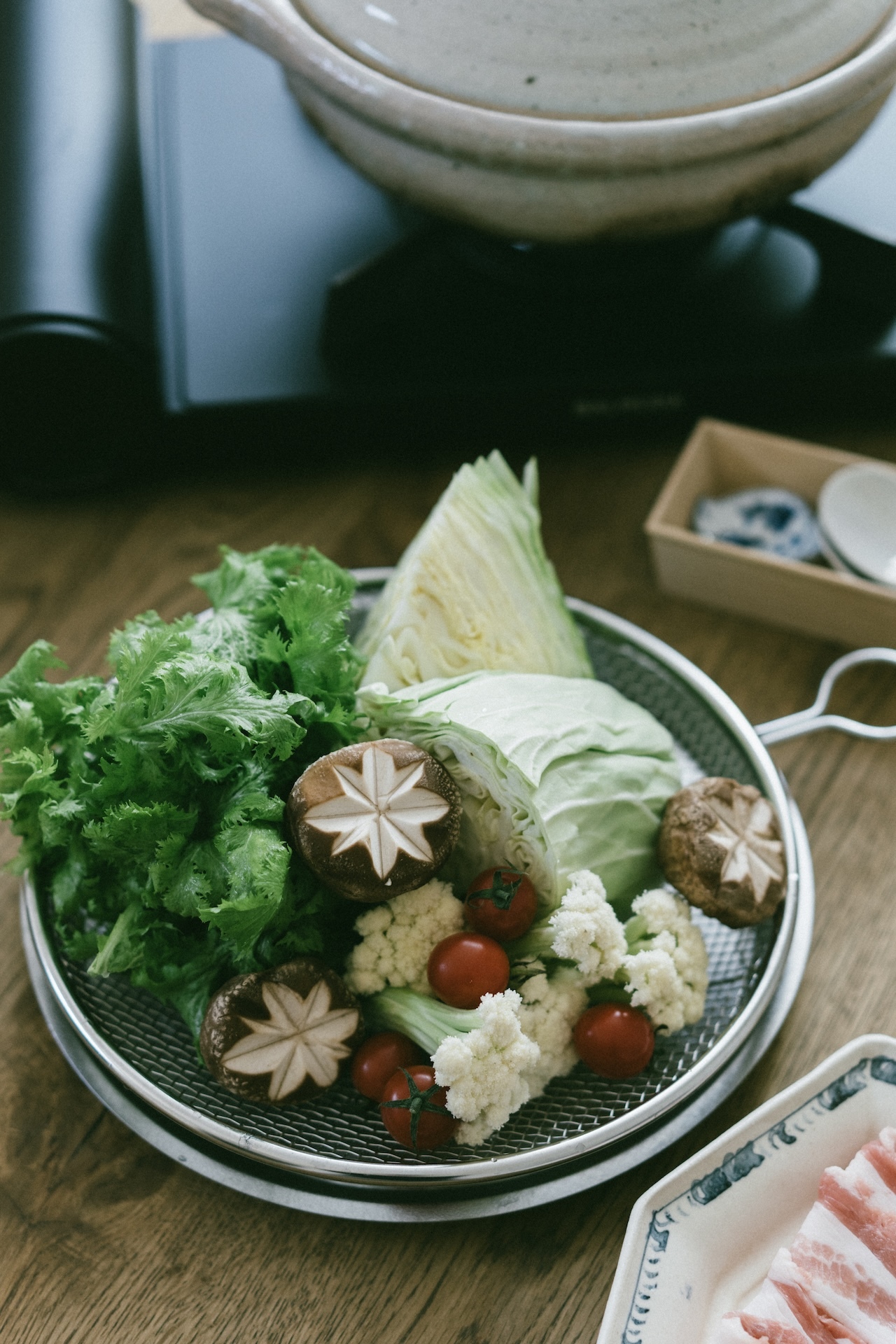 kankuma燕三条日本製18-8不鏽鋼把手淺型網籃盤