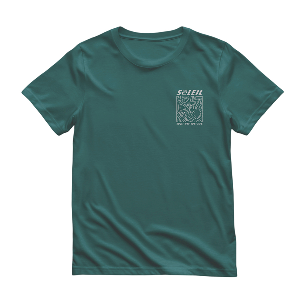 SOLEIL Yushan峰線日誌 Tee 涼感 T-shirt 男款 (綠) 10SL8868A