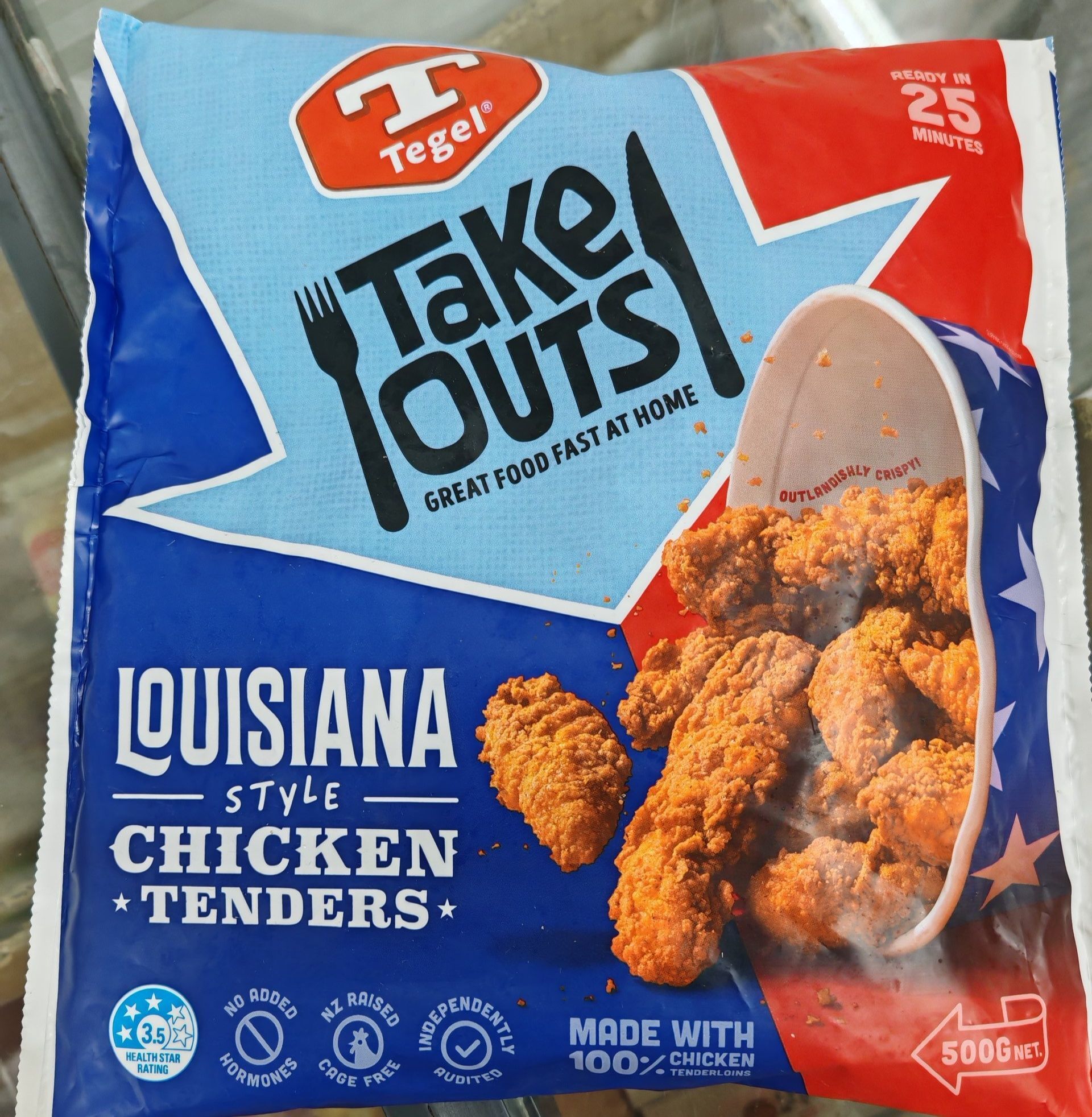 1月優惠-紐西蘭Tegel無激素脆辣雞柳（500g)