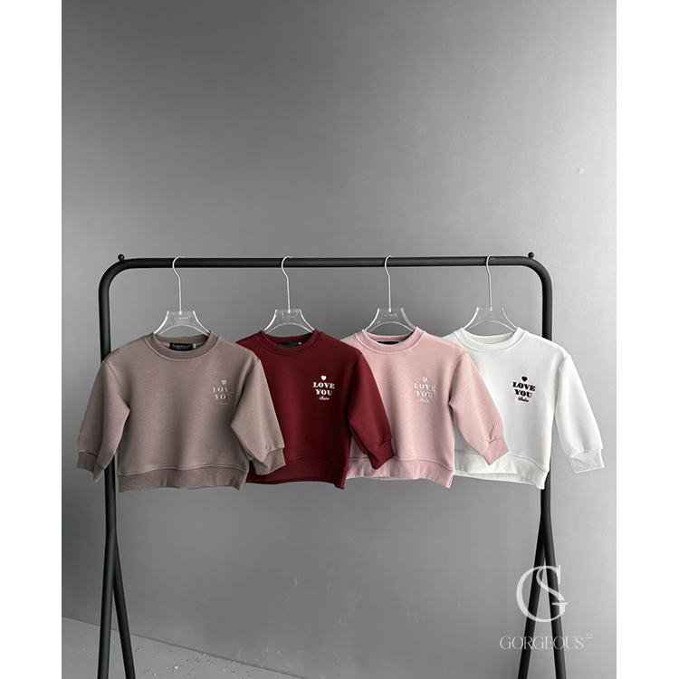 G9769 現貨 「升溫太空LOVE YOU親子裝(大學TEE小朋友)」