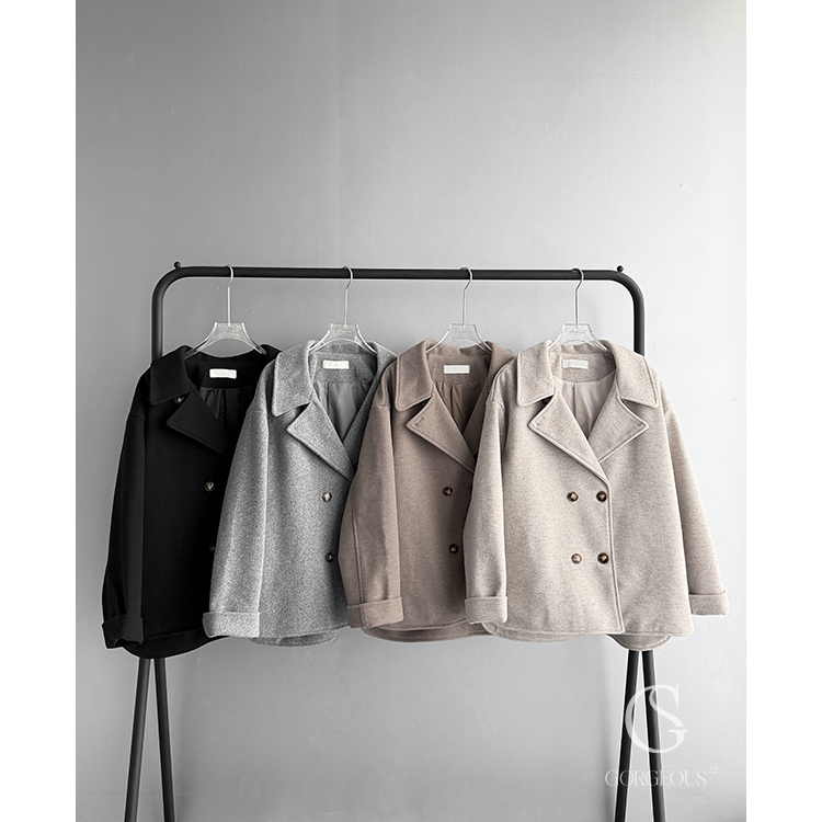 M116 「毛呢防風挺版外套」