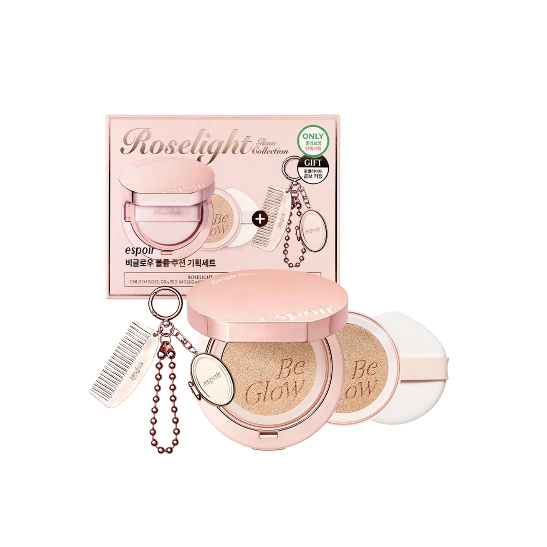 eSpoir 新版晶鑽水光氣墊粉餅套組[贈小梳子+鏡子]