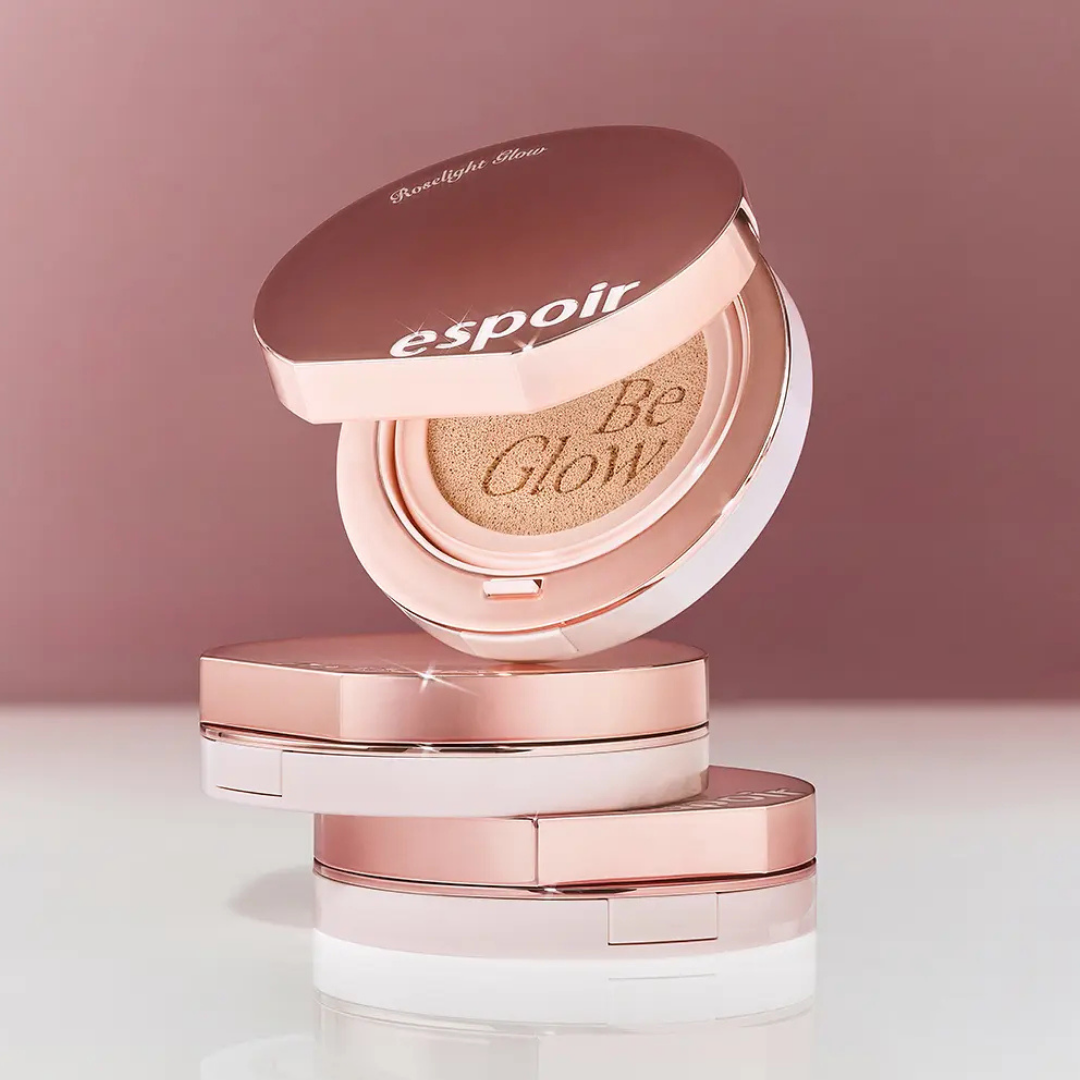 eSpoir 新版晶鑽水光氣墊粉餅套組[贈小梳子+鏡子]