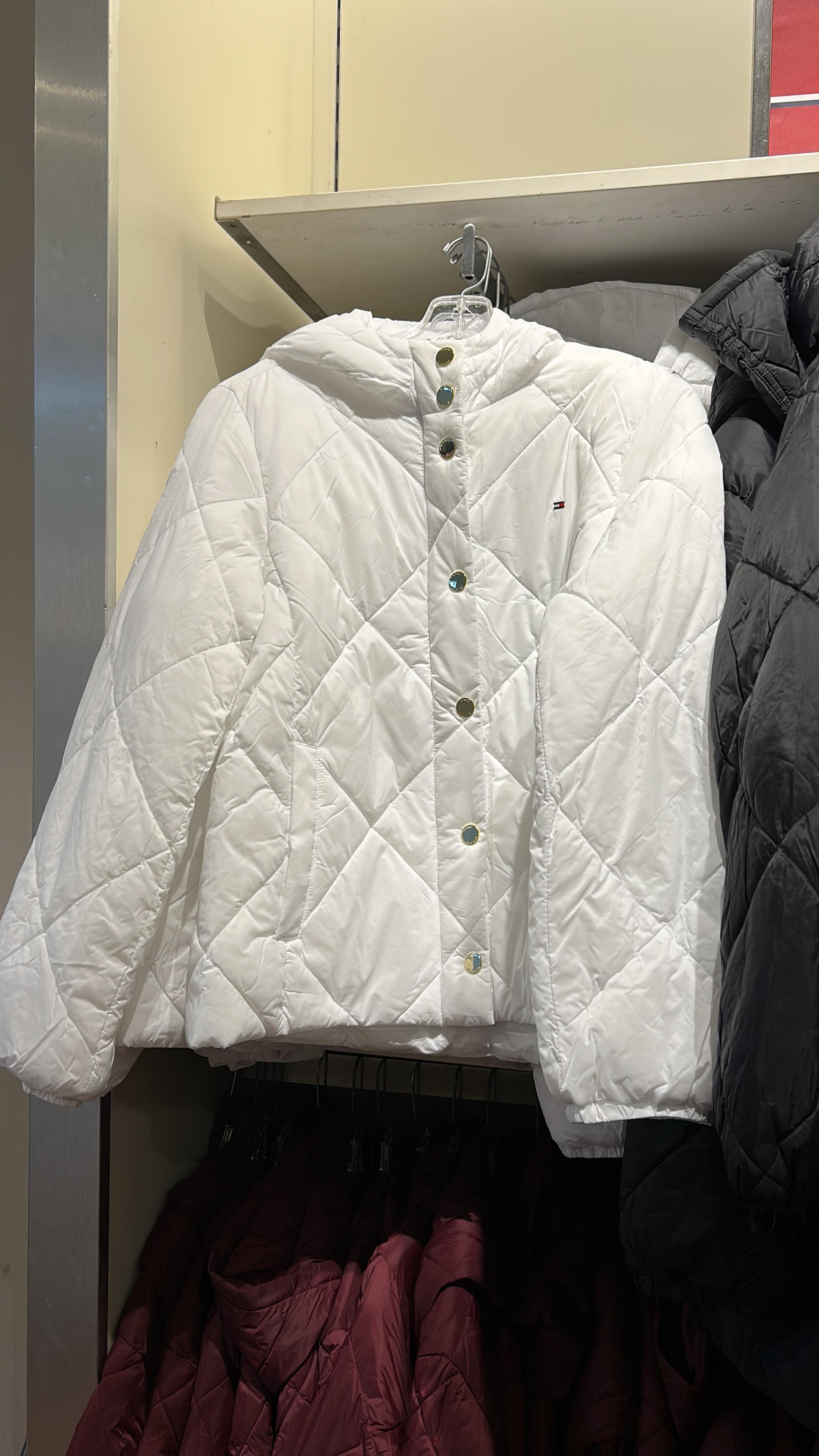 260105 Tommy Hilfiger 菱格紋長袖連帽輕便羽絨外套(多色)