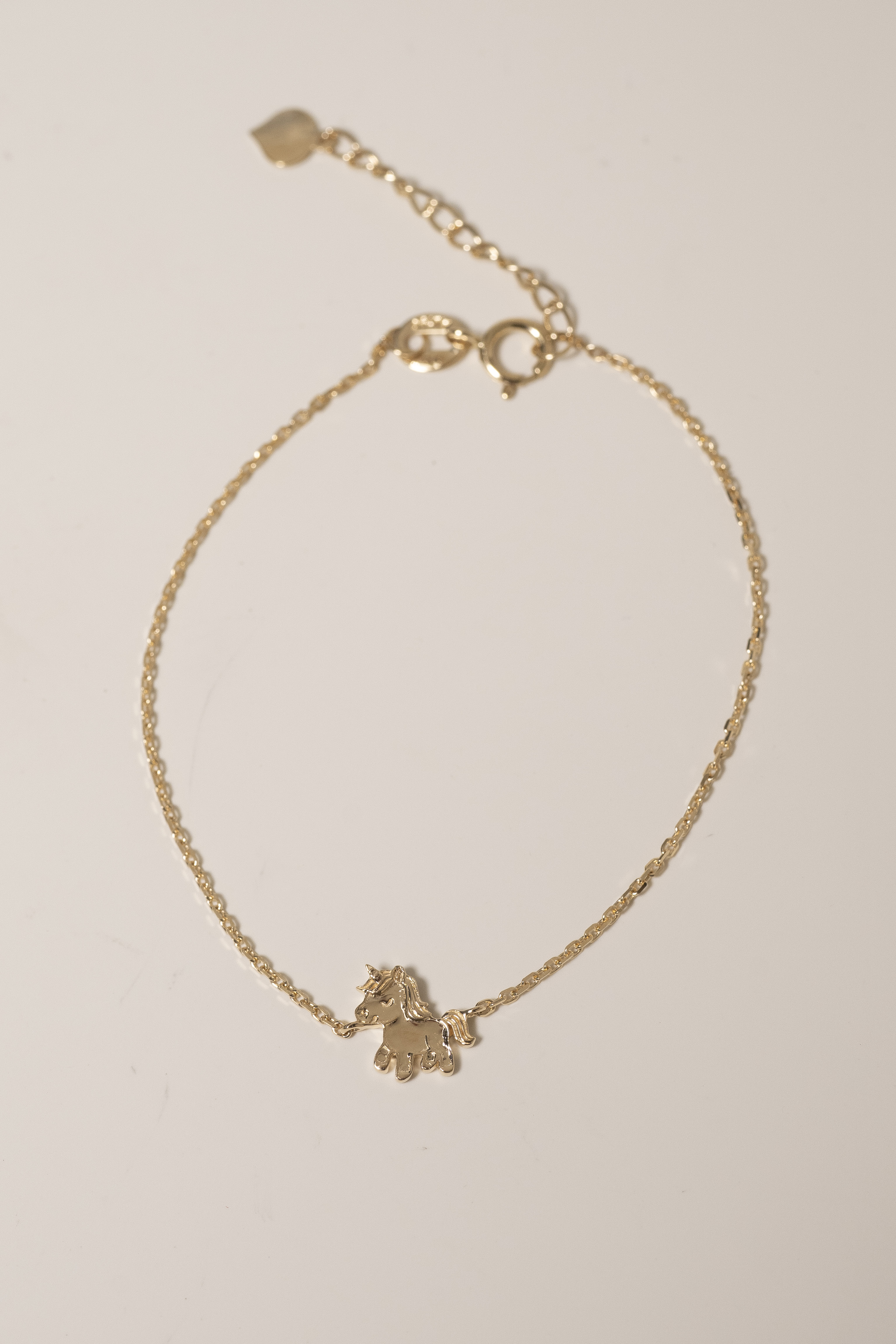 18K Mini Unicorn String Bracelet/ Bracelet