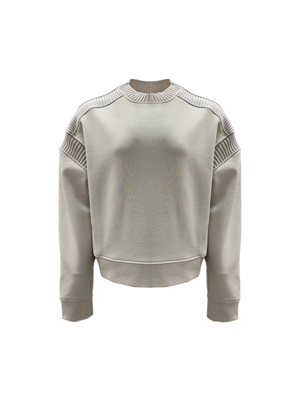 Antonelli Firenze 羅紋拼接圓領上衣