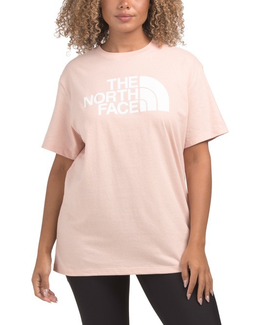 【預購】Q010401 THE NORTH FACE 女款短袖半圆顶T恤（晚霞粉, size L）