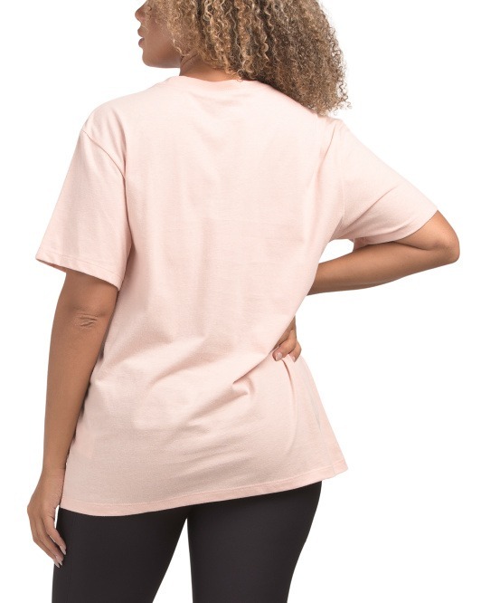 【預購】Q010401 THE NORTH FACE 女款短袖半圆顶T恤（晚霞粉, size L）