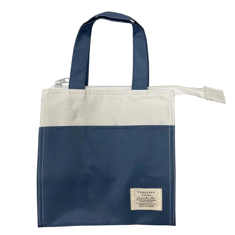 TP 便當袋/藍×白
