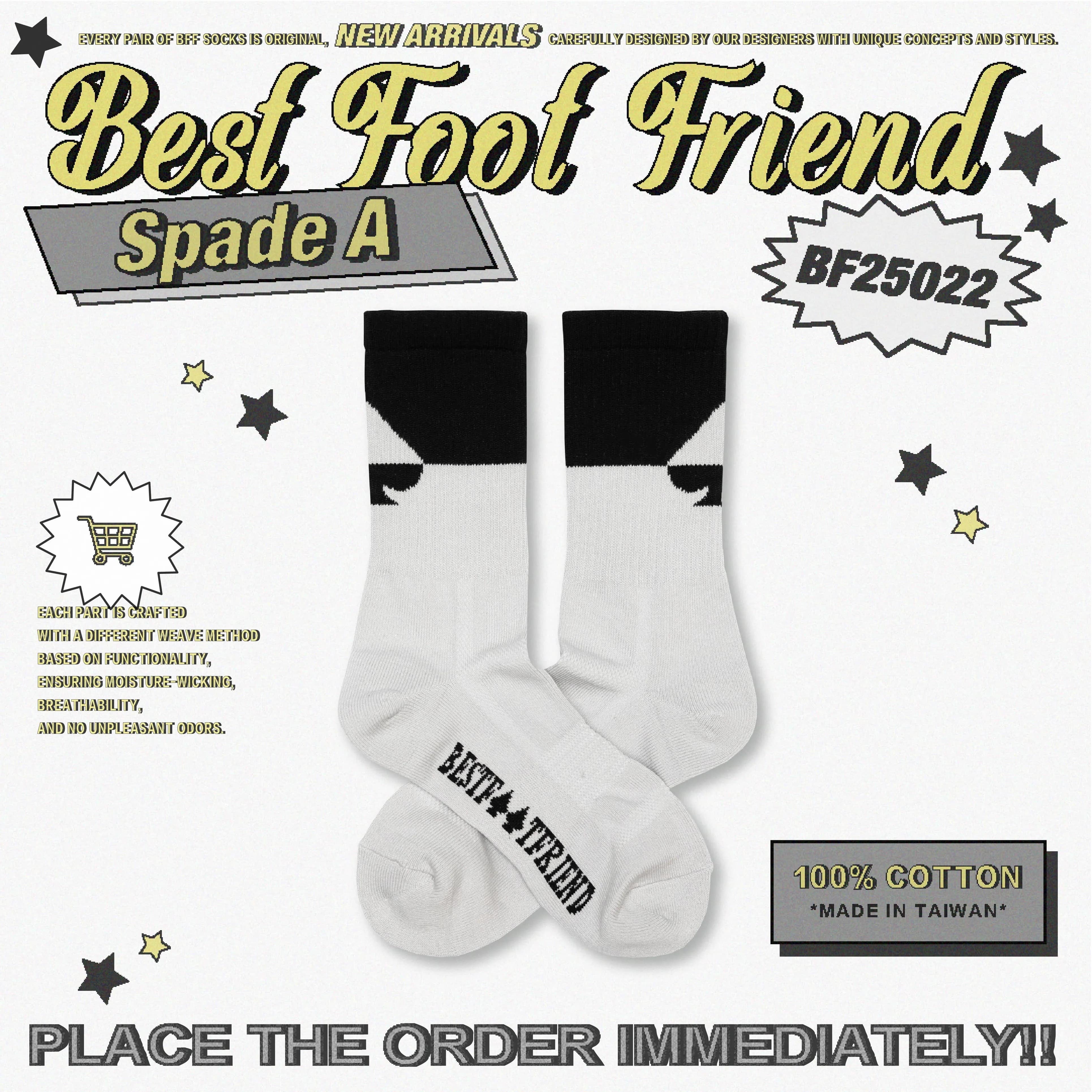 【車庫服飾】BEST FOOT FRIEND Spade A