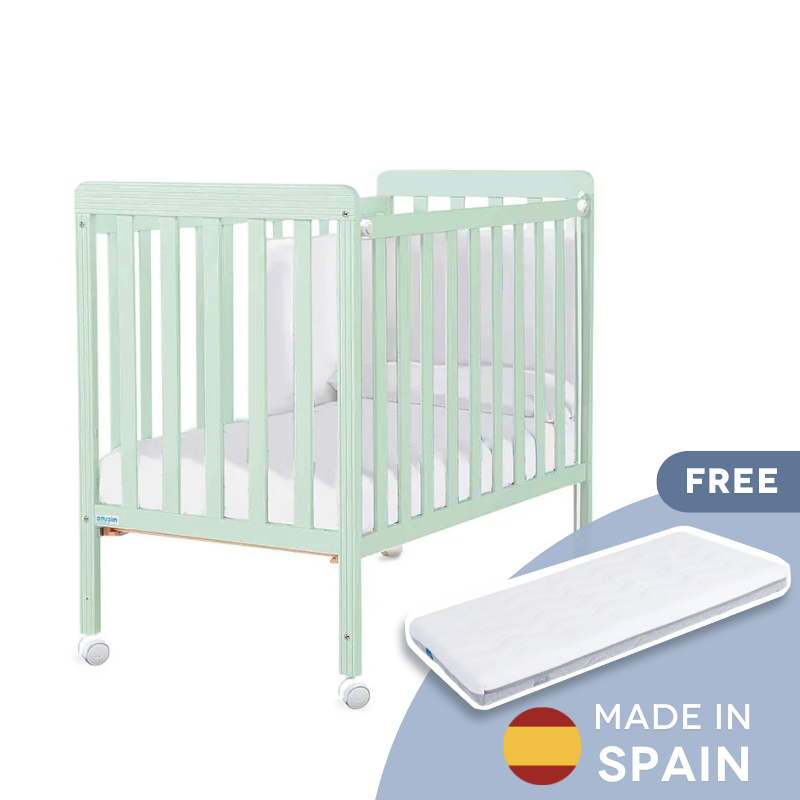 Micuna - Mini Basic 簡約百搭迷你嬰兒床(薄荷色)