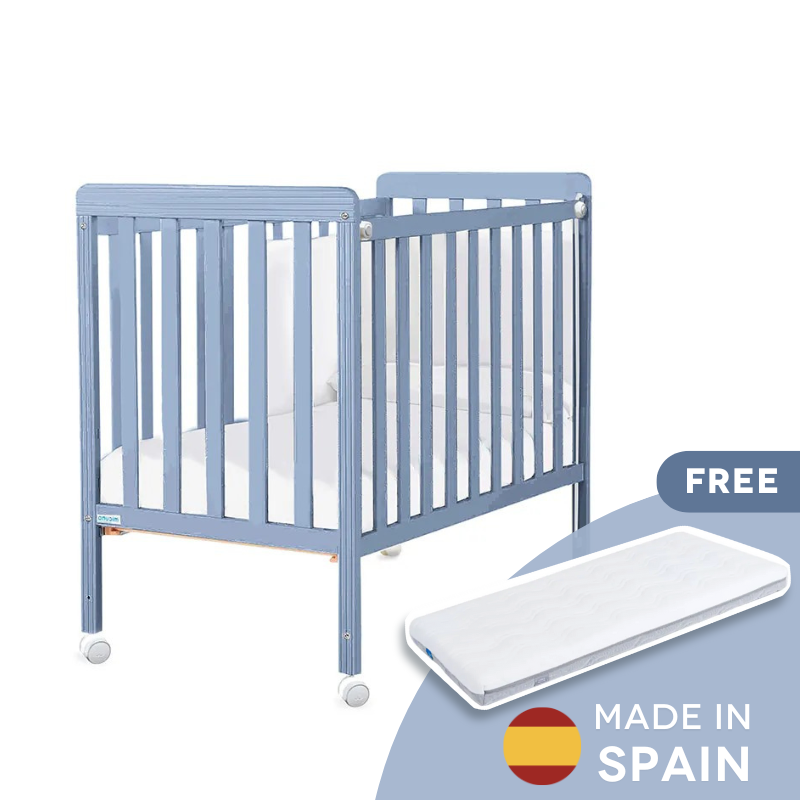 Micuna - Mini Basic 簡約百搭迷你嬰兒床(寶石藍)