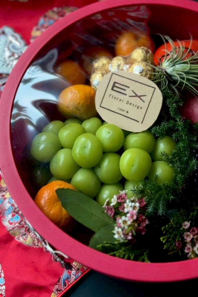 鮮花水果禮盒｜花果・喜聚