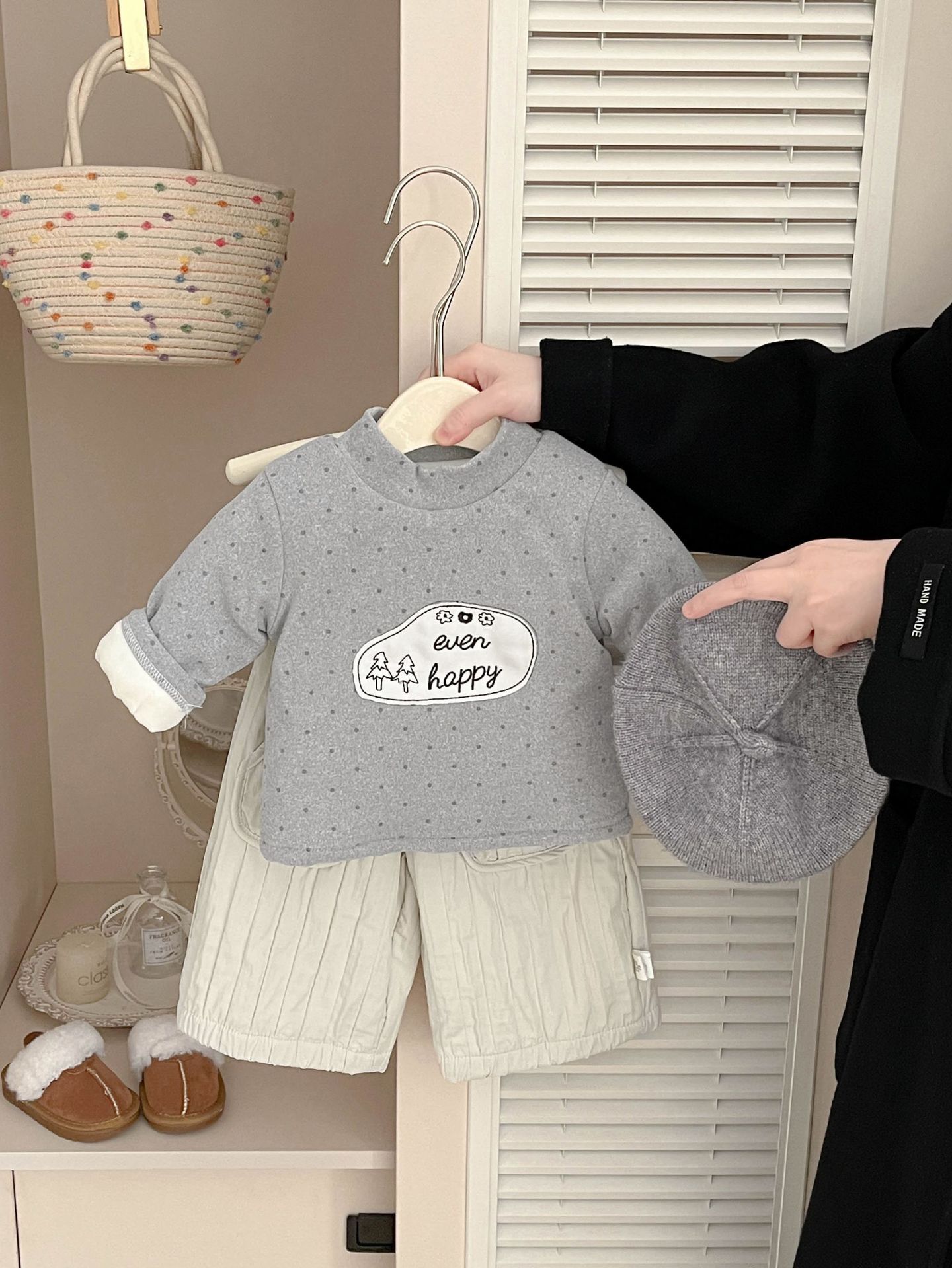 冬季折線加絨褲(73-110)