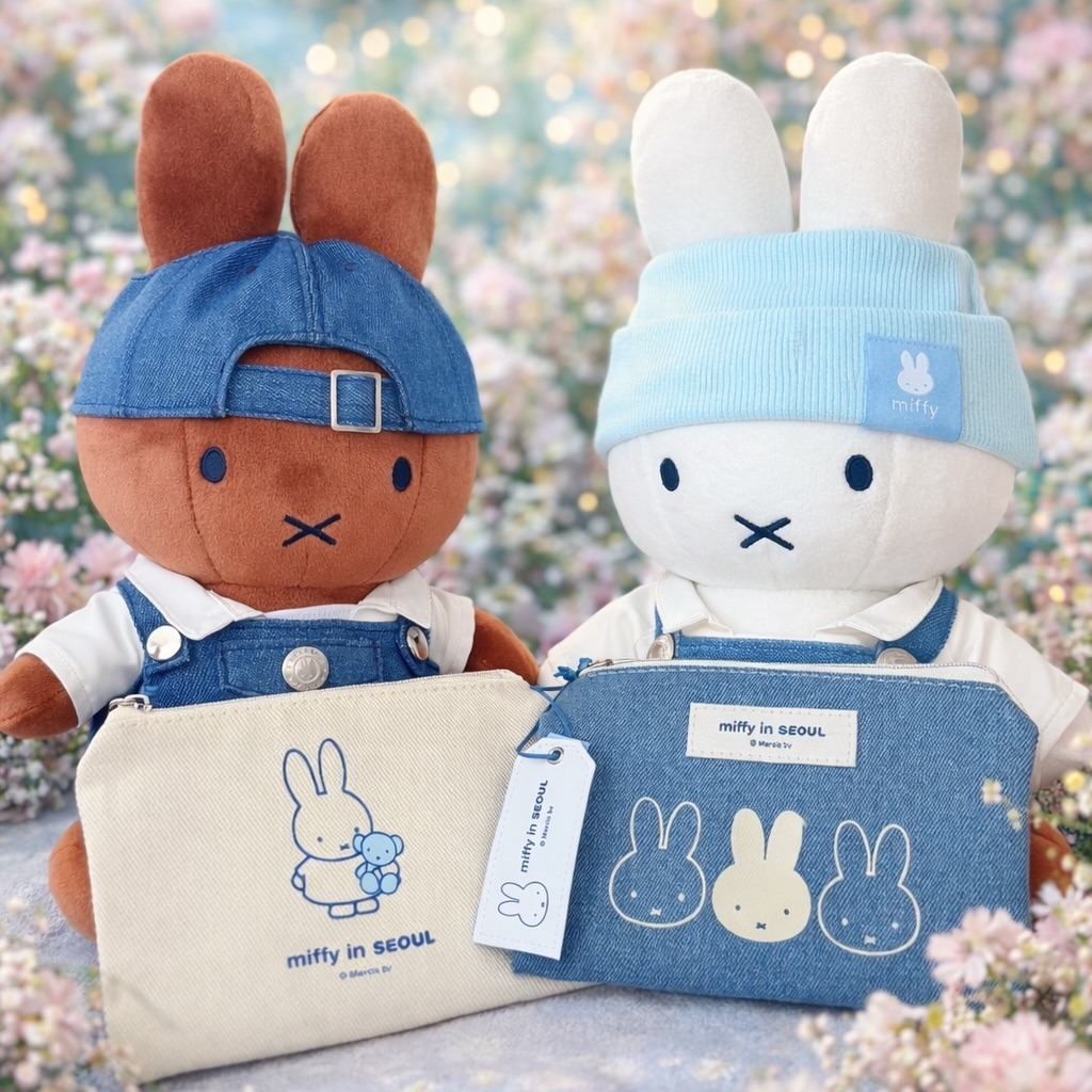 MIFFY IN SEOUL Denim Zipper Bag