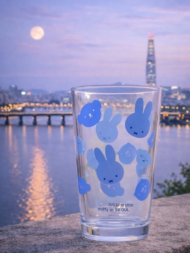 MIFFY IN SEOUL Glass Cup