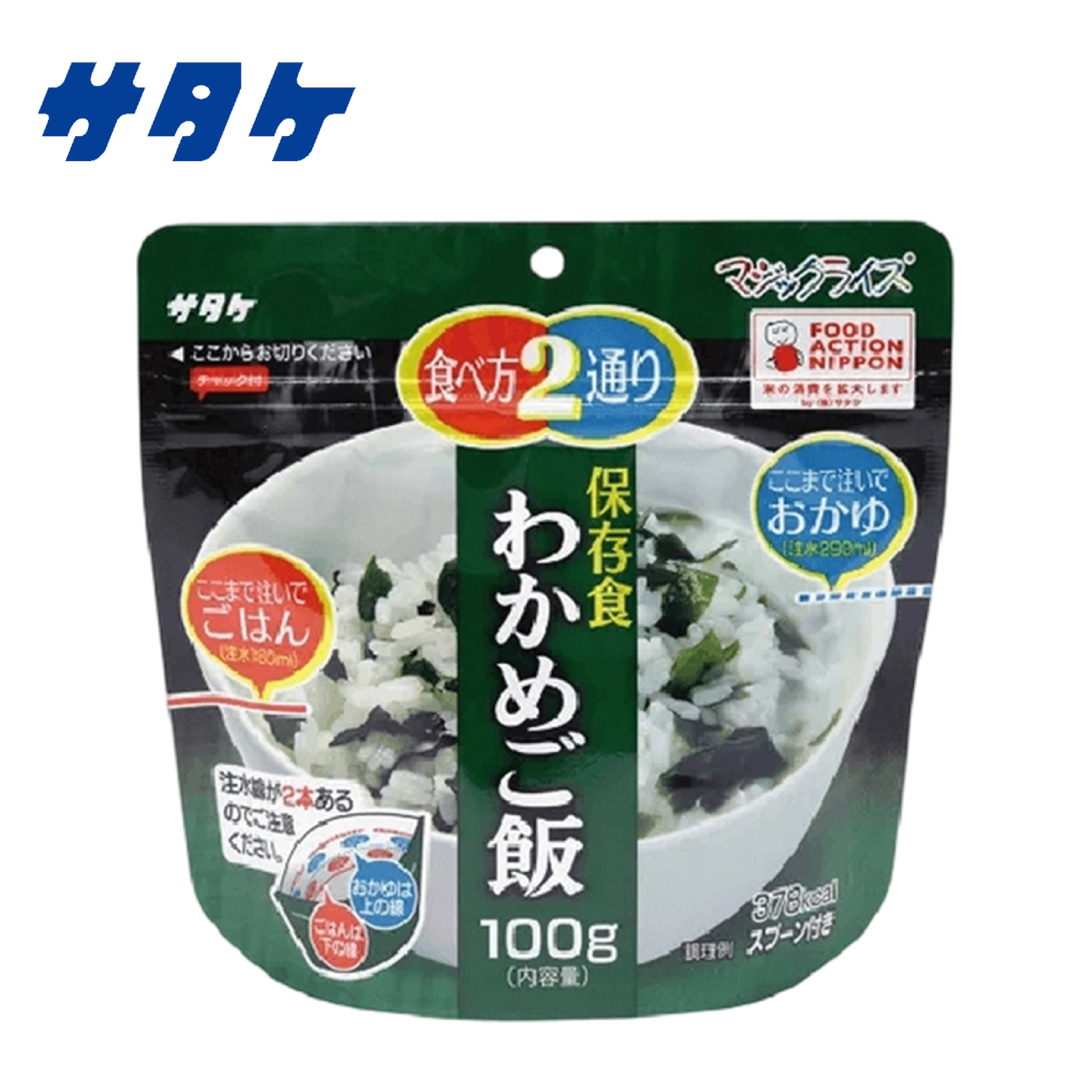 Satake 日本佐竹 海帶芽拌飯 100G 59STK0102