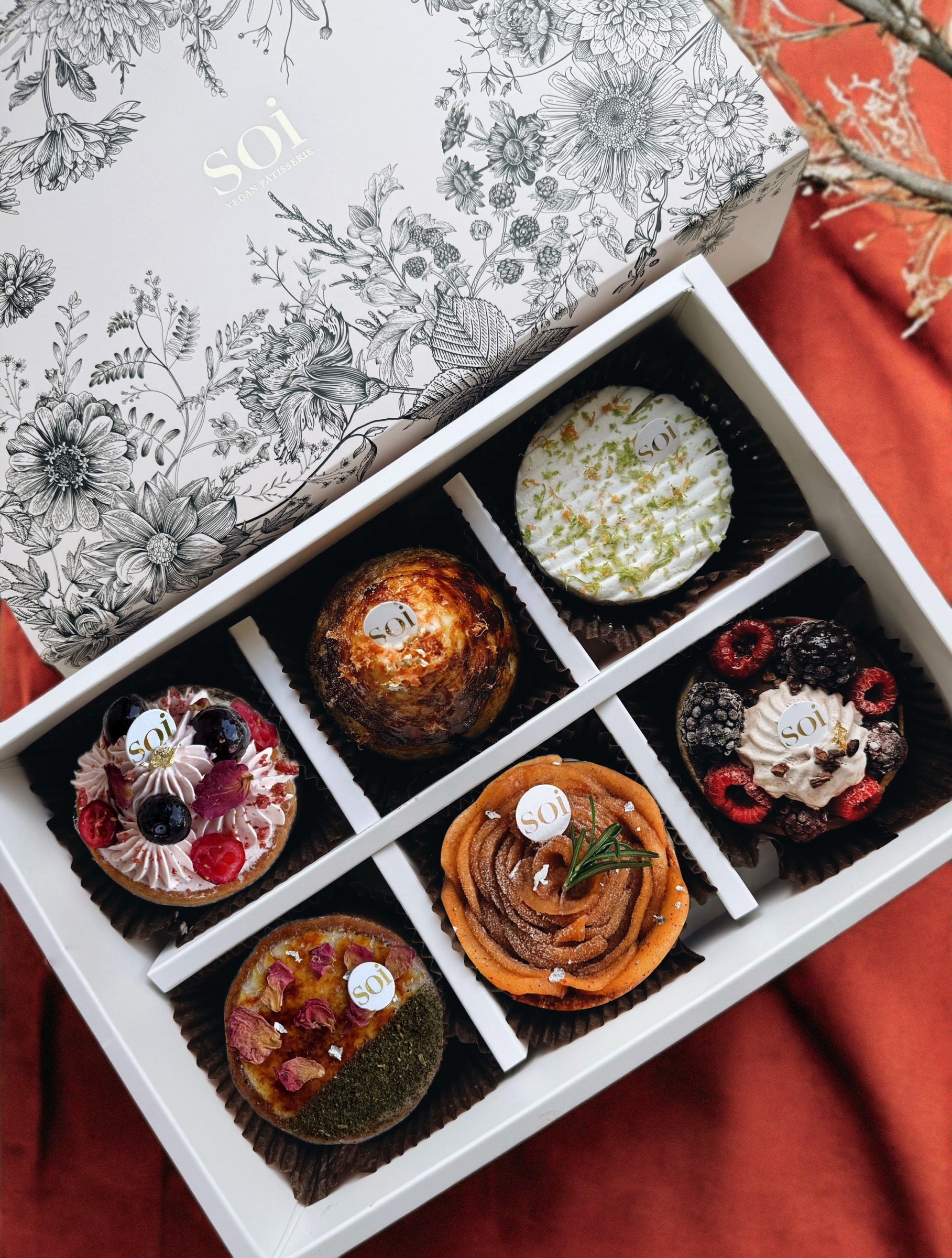 全素法式甜塔六入組