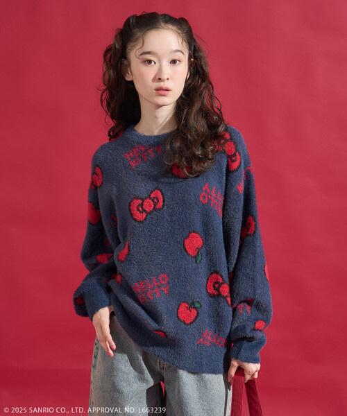 FREAK'S STORE /'HELLO KITTY' Jacquard Knit