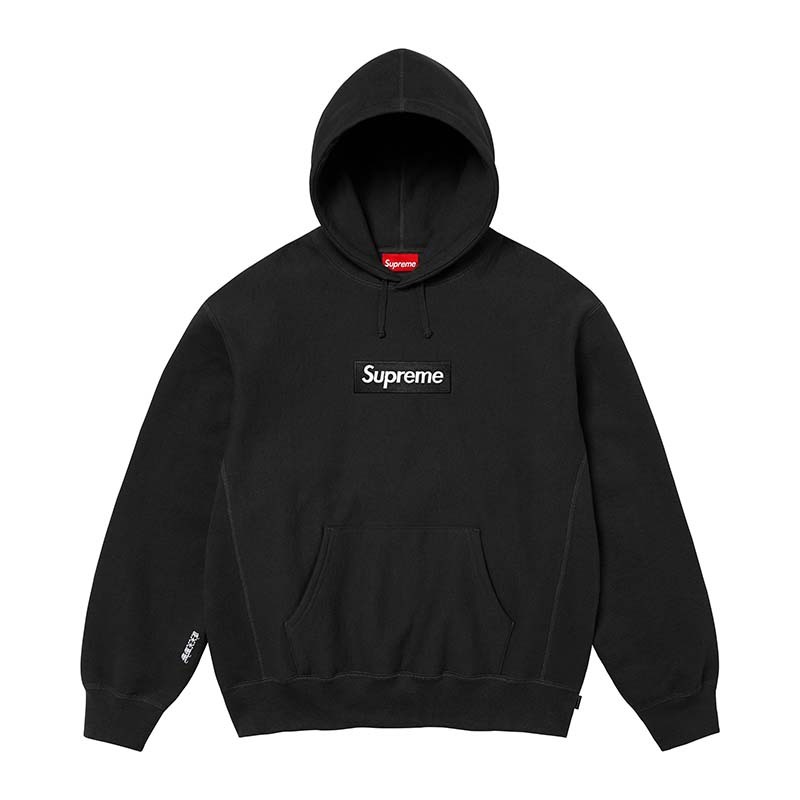Supreme Box Logo Hooded Sweatshirt 黑色 連帽上衣 帽T 長袖 SUP-19 [台灣現貨]