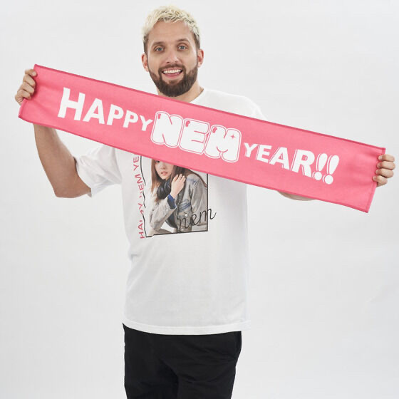 243052 Pbandai 預訂 2026/3月 仮面ライダーゼッツ　HAPPY NEM YEAR　マフラータオル