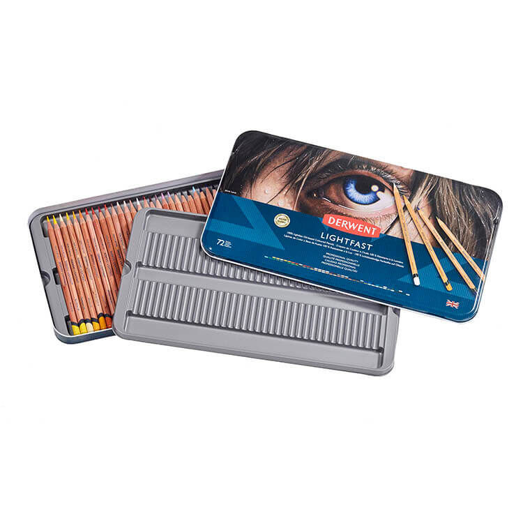 【DERWENT 德爾文】 LIGHTFAST油性色鉛36色-鐵盒裝B  DW2305758