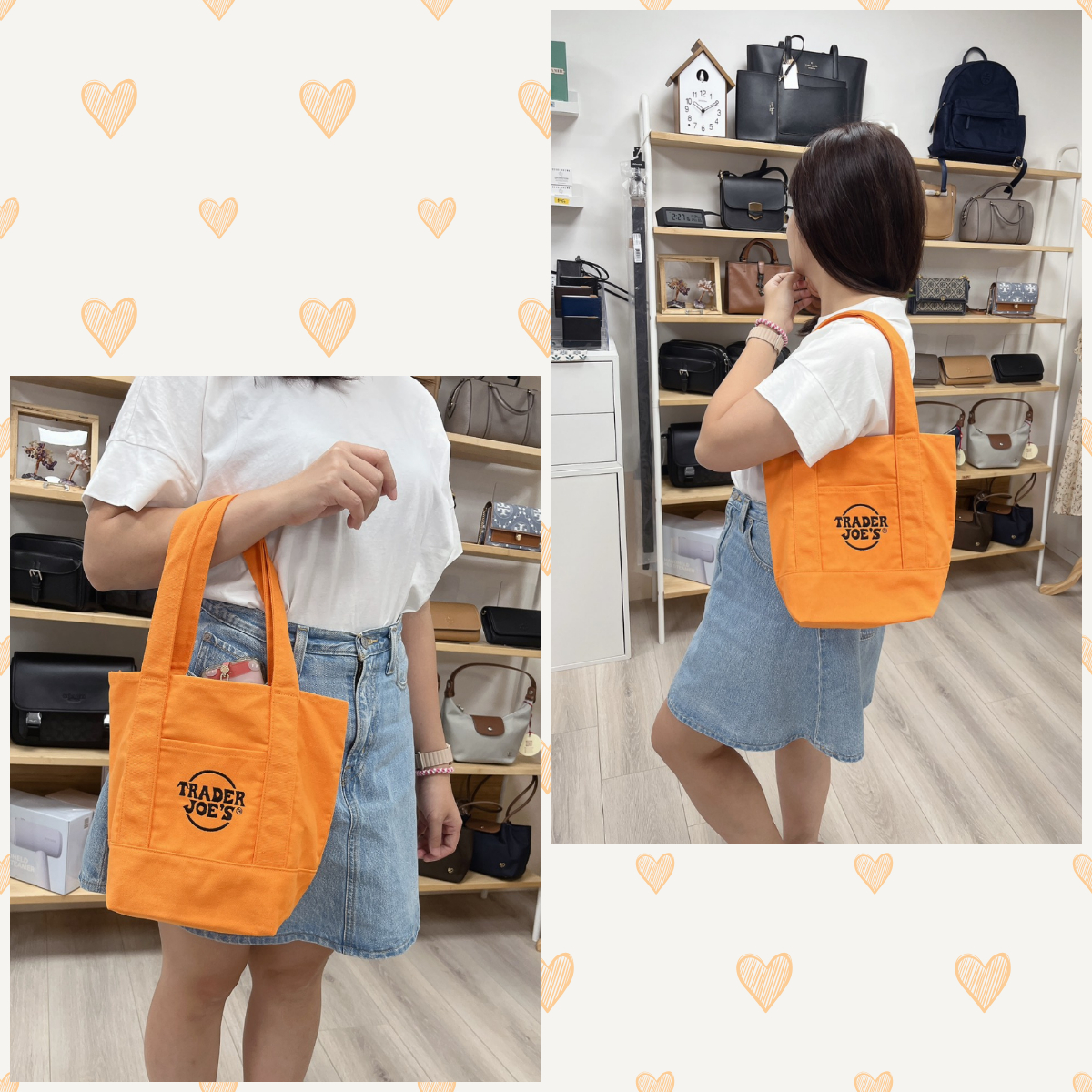 TJ small canvas tote