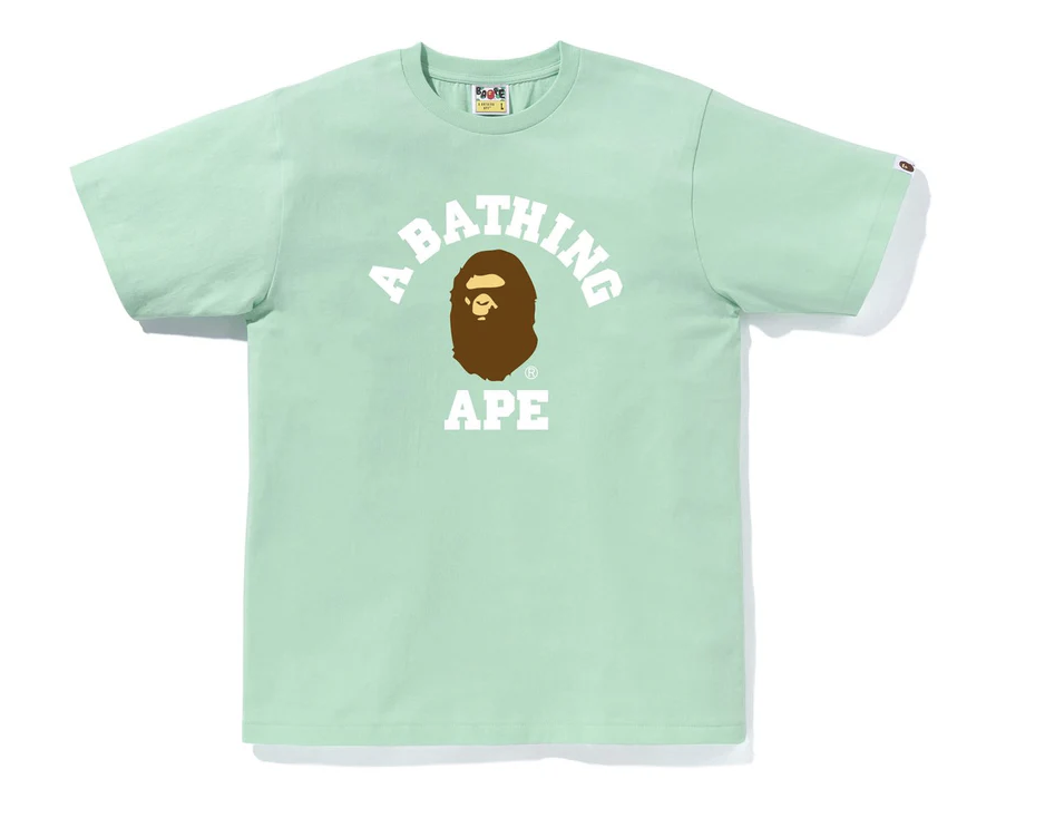 【BAPE男生】0103 發售 COLLEGE TEE