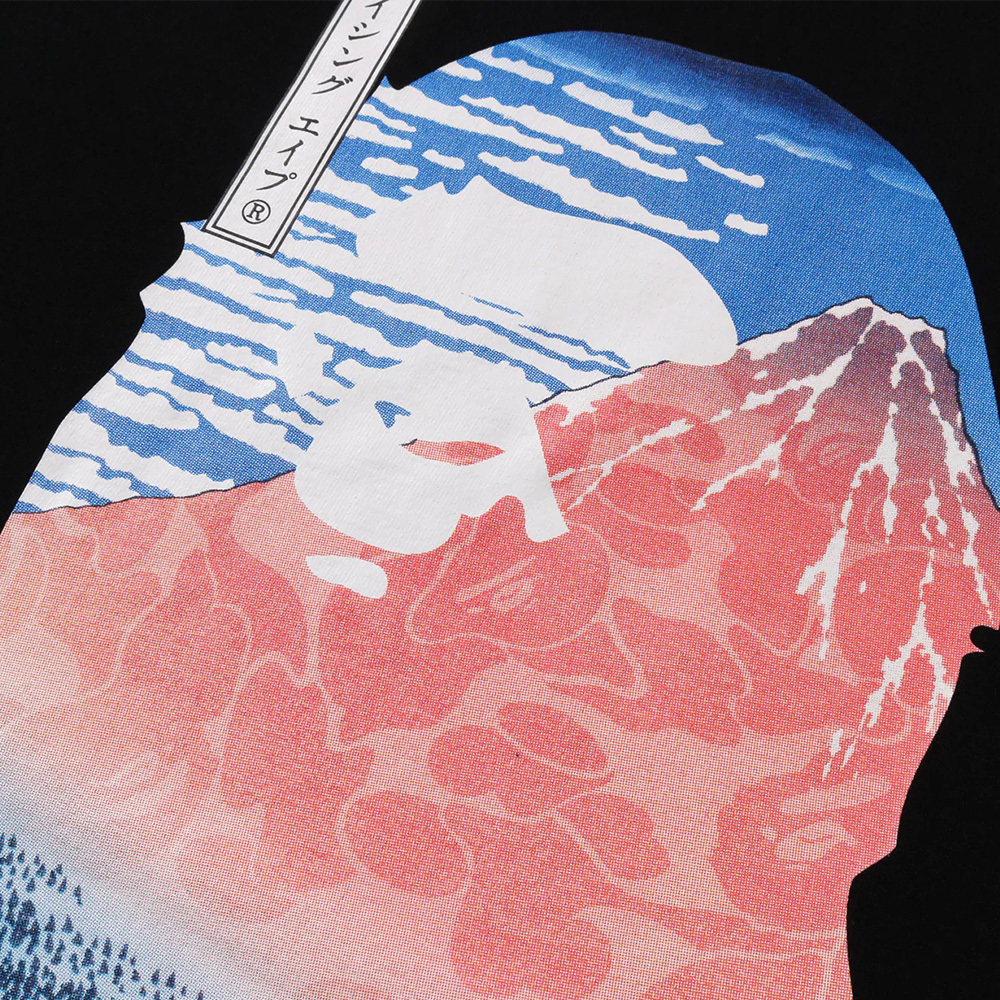 UKIYO-E X A BATHING APE 葛飾北齊 富士山 黑色 / 白色 / 海軍藍 1L73110917