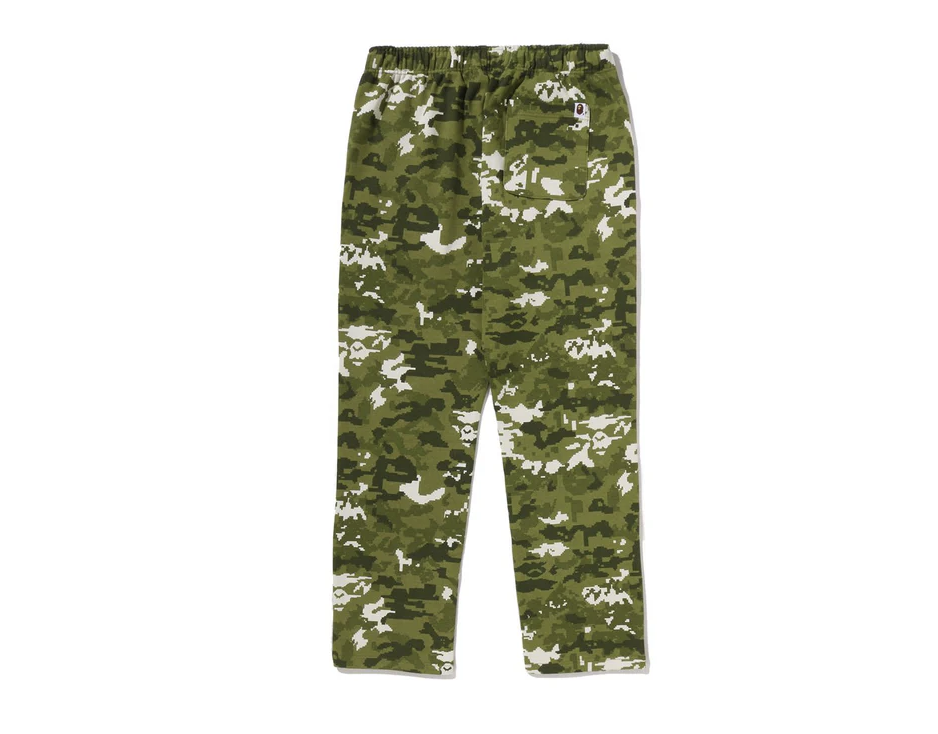 【BAPE男生】0103 發售 棉褲 MULTI PIXEL CAMO WIDE LEG SWEAT PANTS