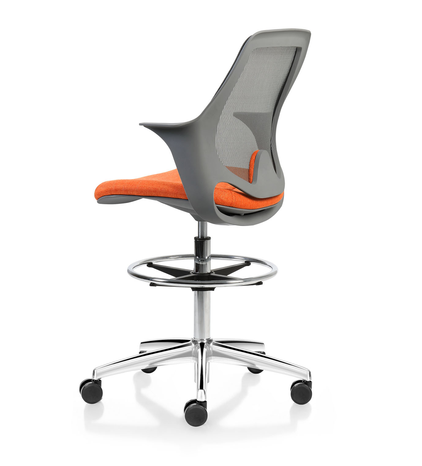CO Chair™ ｜鋁合金高腳 人體工學吧台椅