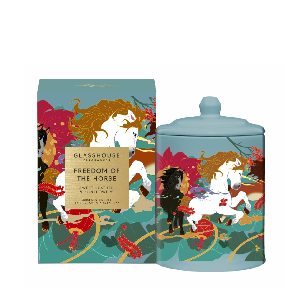 GLASSHOUSE 蠟燭馬年限定版380G