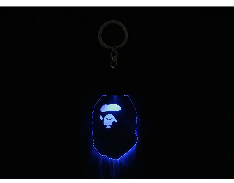 【BAPE配件】0103 發售 APE HEAD LED KEYCHAIN