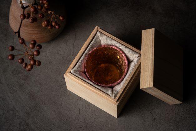 【木盒】單入純鈦方形小鈦杯專用