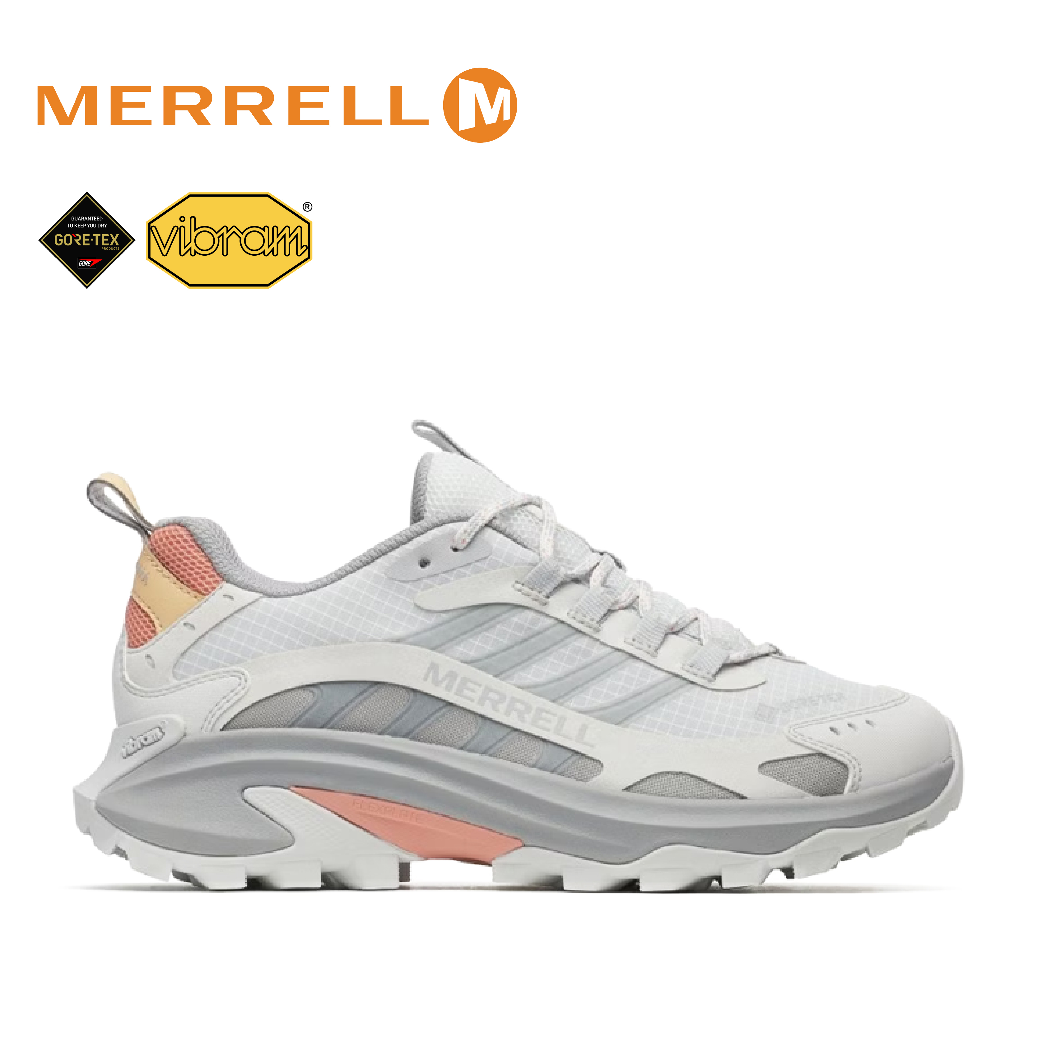 MERRELL 美國 MOAB SPEED 2 GTX 防水登山鞋 女款 (霧灰色) 33ML038816