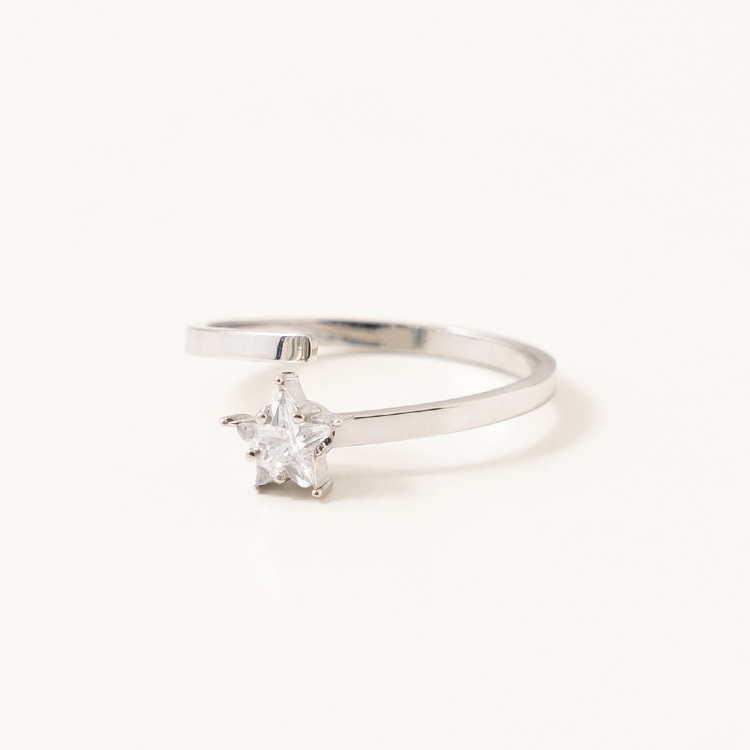 miramira微光｜單環星星戒指A2056-銀46863