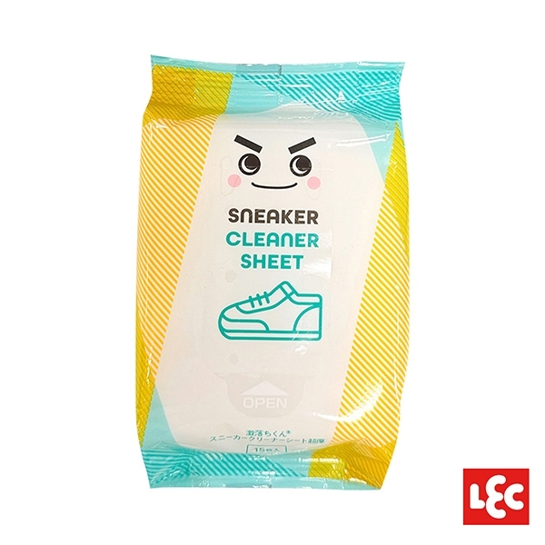 【樂森藥局】激落君 鞋用去污擦拭巾15枚(2入)
