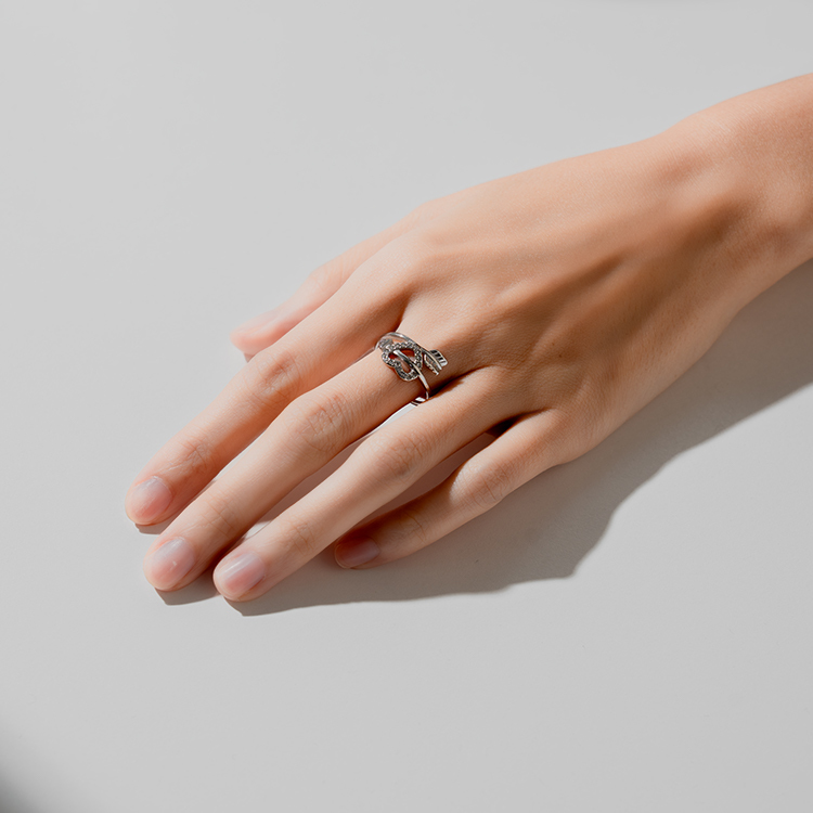 miramira微光｜邱比特之愛戒指A7048-銀84261