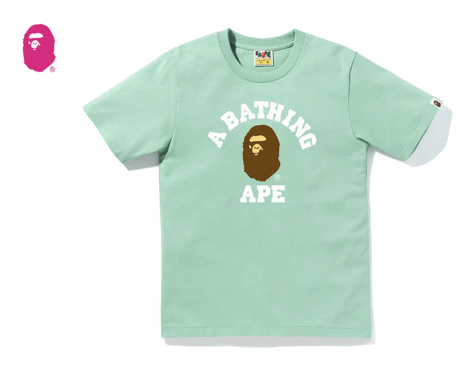【BAPE女生】0103 發售 COLLEGE TEE