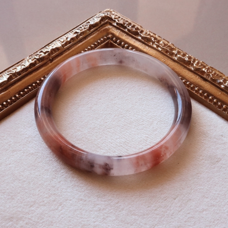 【天然石水晶手鐲】圈口尺寸56～57 Black pink in your area🖤🩷