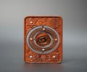 0105LH16-龍虎山DM-雷擊棗木天圓地方46牌（A16)