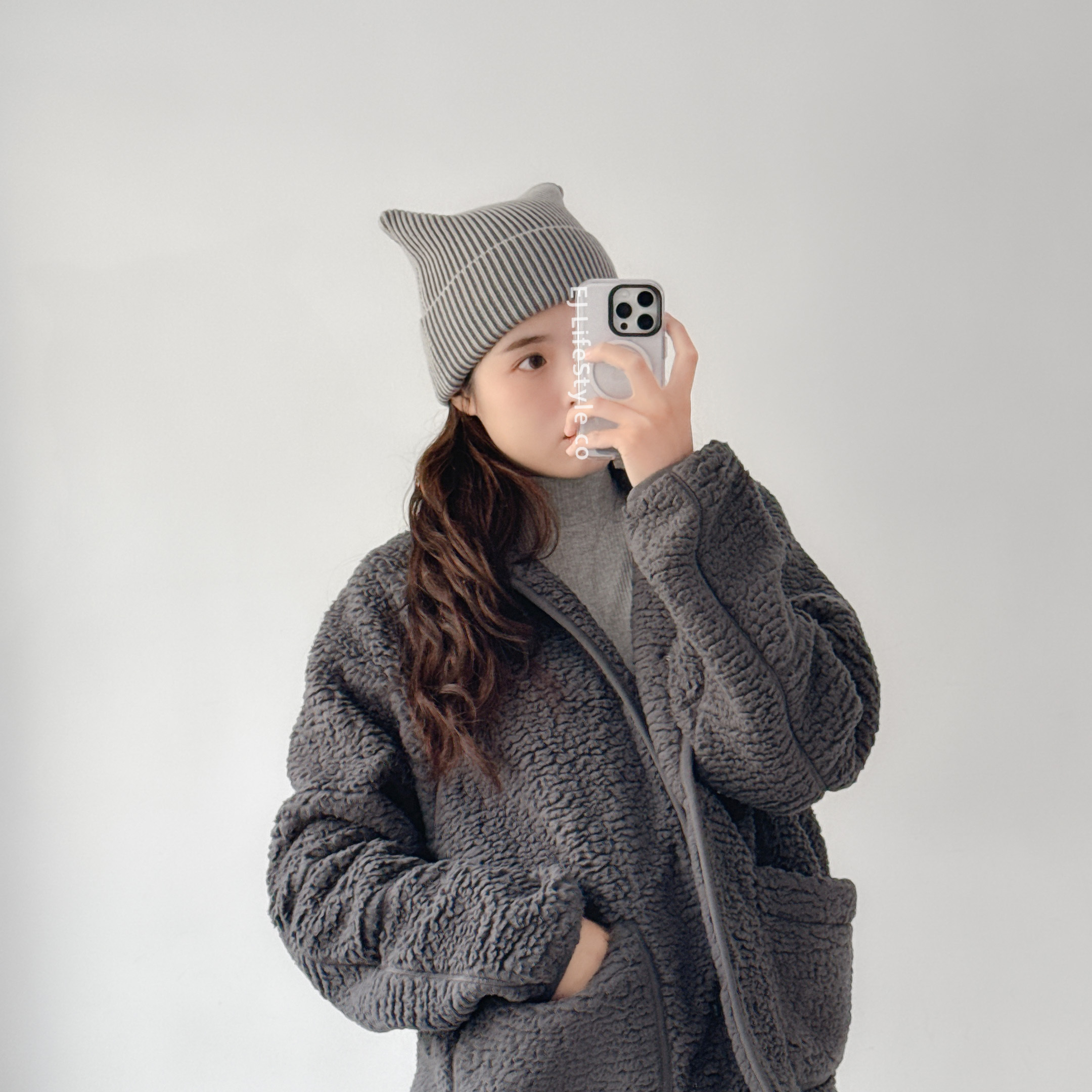 ADIDAS 條紋針織 貓耳帽 毛帽 冷帽 針織帽 保暖 灰色 IA8909 奶油焦糖 IA8910 棕藍 IA8911 / 現+預