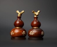 0105LH19-龍虎山DM-龍頭鑲銀四神獸葫蘆（A19)