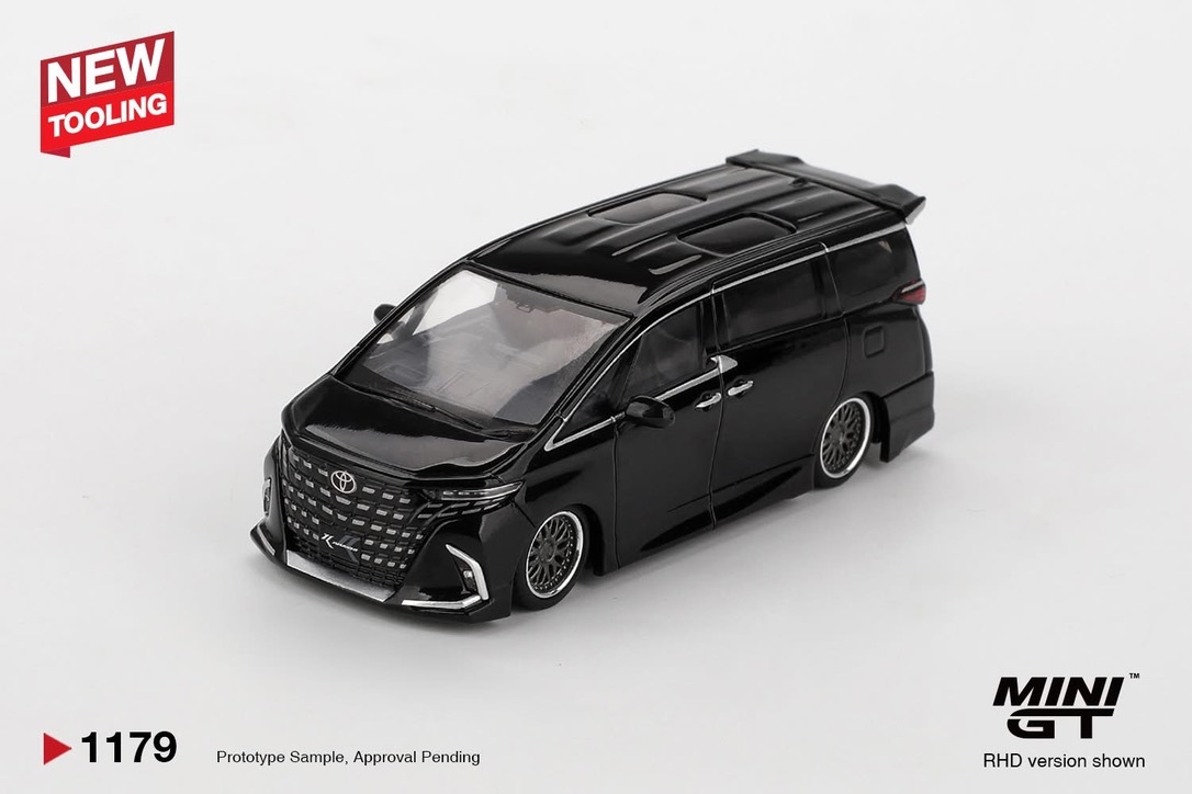 預訂 Pre Order - MiniGT 1179 Toyota Alphard 40 KUHL Black